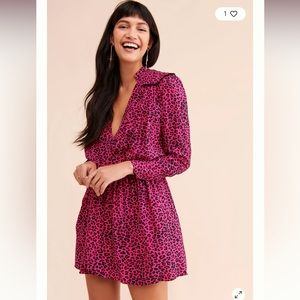 Zadig & Voltaire Leopard Print Mini Dress